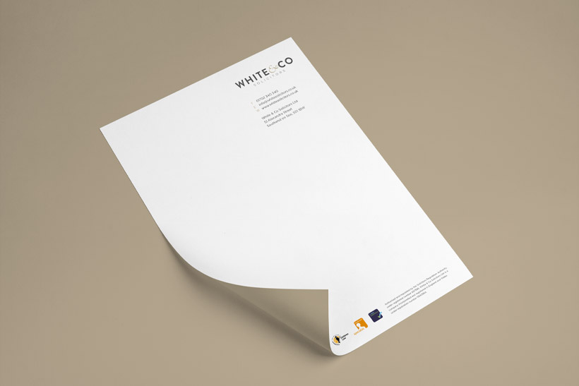 White Solicitors - Letterhead Design